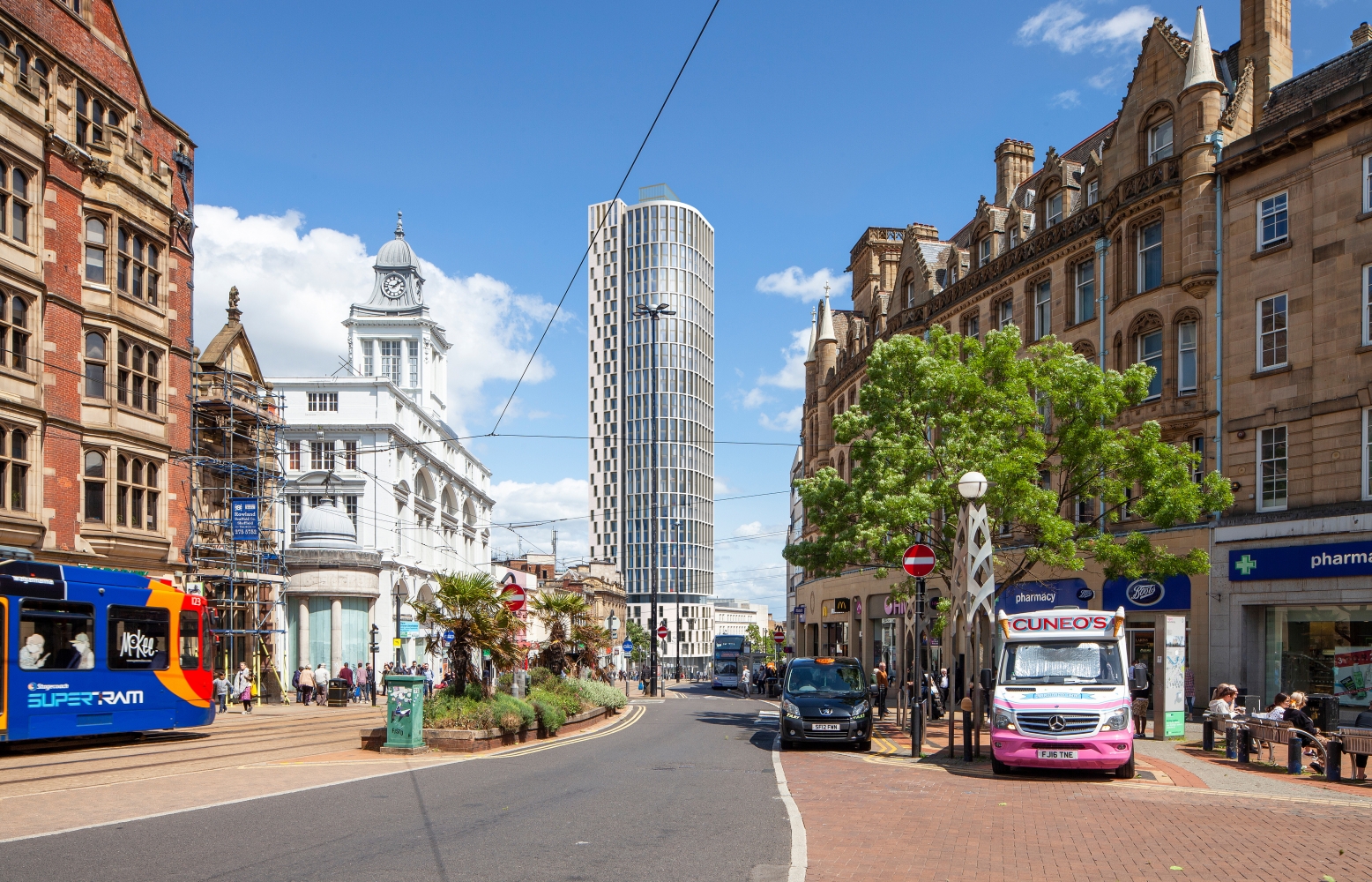 king's tower, sheffield Hodder + Partners